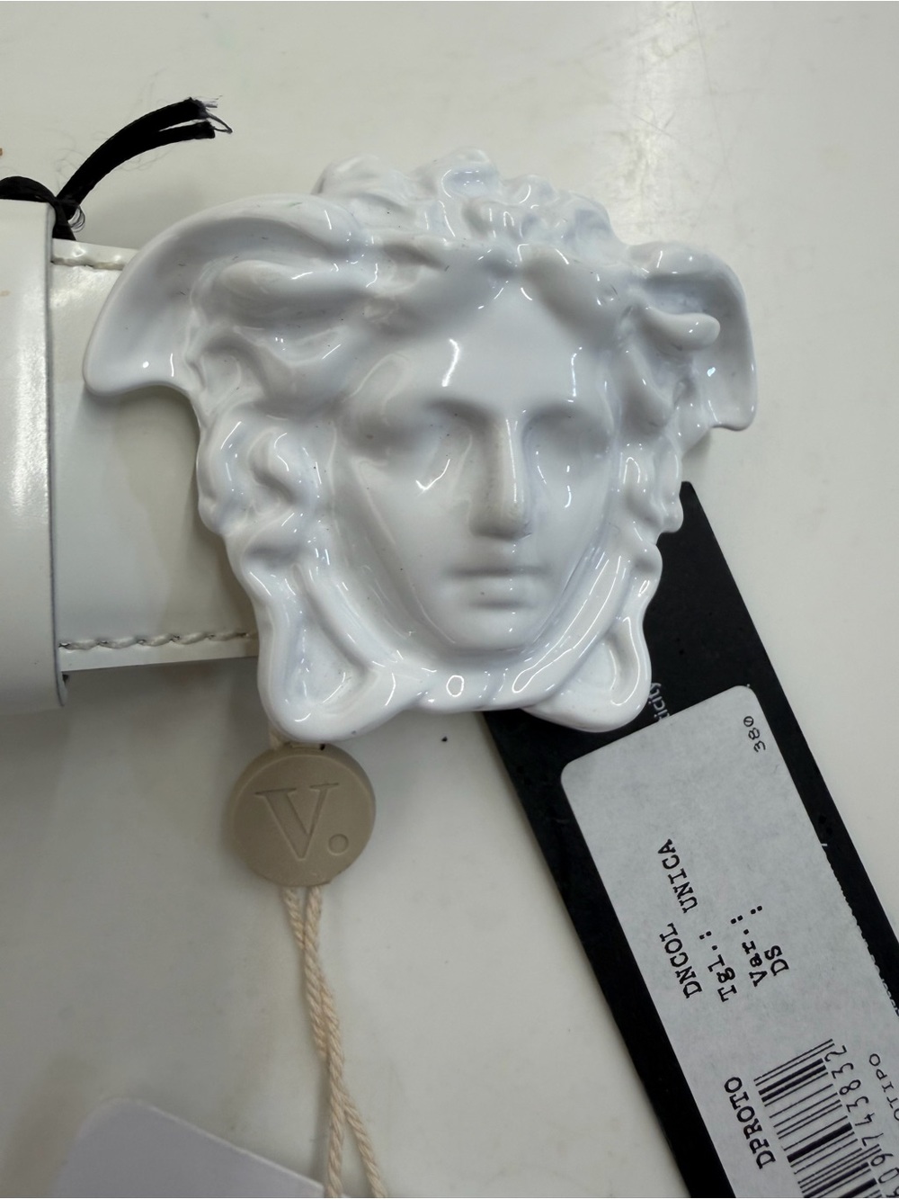 Medusa Accent White Women's Belt Accessory